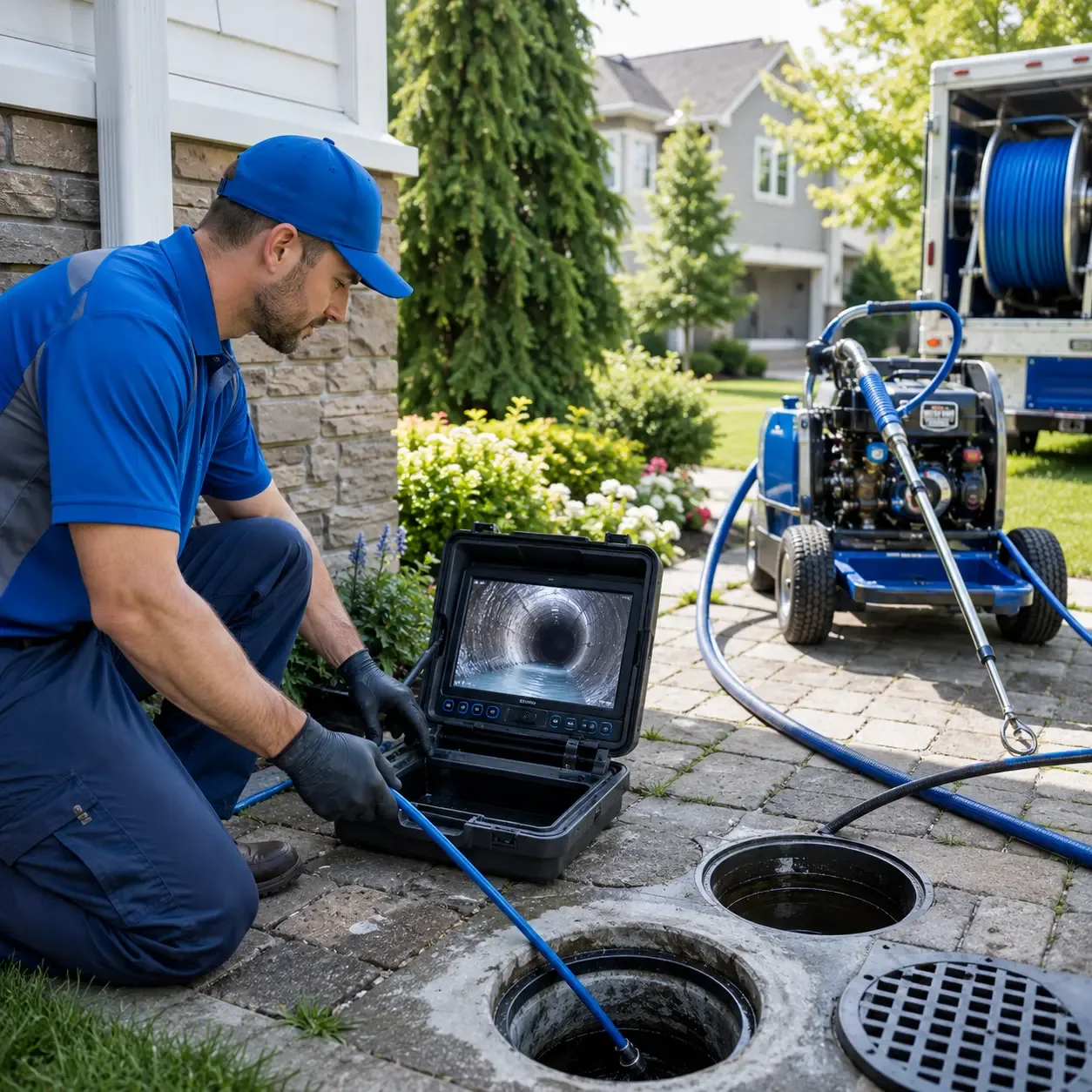 Outdoor drain cleaning professionals serving Liberty, IN